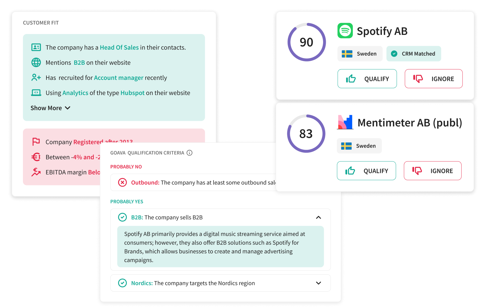 Feature block - Recommendations